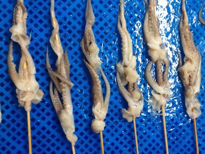 渔之郎 烧烤鱿鱼串鱿鱼须鱿鱼足串 凤舞串 铁板烧鱿鱼爪35g/38g图3