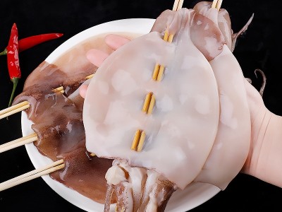 社区团购专供新鲜鱿鱼串冷冻水产大鱿鱼鲜活深海海鲜火锅食材商用图2