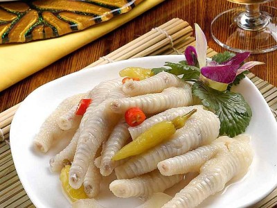 包邮 骥洋虎皮凤爪5斤/袋卤香味真空独立小包装豉汁鸡爪零食图4