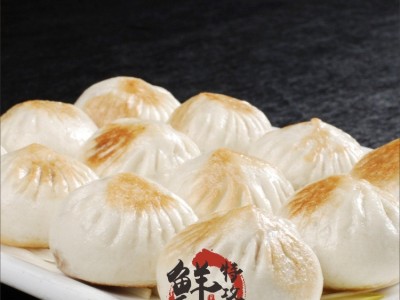 加藤利 鸡肉生煎包360g12个生肉煎包 早餐早点包子速冻半成品包点图2