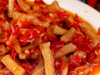 湖南特产香辣脆萝卜剁辣椒 拌面下饭酱菜458g 诚招代理 一件代发图3