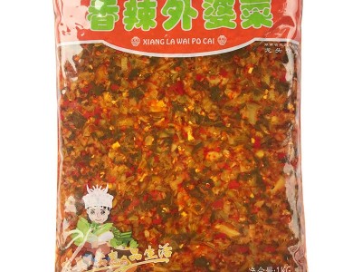 湘西外婆菜大袋即食红油酱菜 外婆青菜2斤大袋实力工厂可代理批发图4