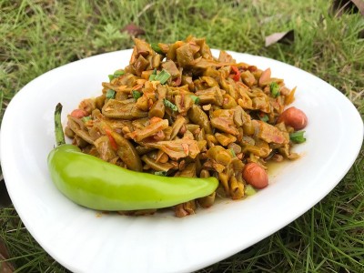 湖南五香红油脆豆角香辣咸菜 湘西酸豆角酱腌泡菜 厂家批发酸豆角图2