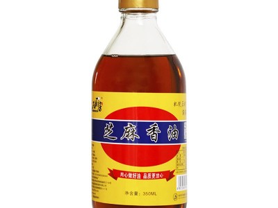 裴氏厨房芝麻香油 农家自收压榨无香精纯芝麻油家用350XL小磨瓶装图4
