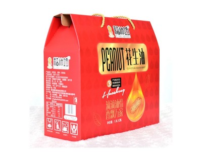 福帅坊1.8L花生仁油 礼盒装中温压榨花生油食用油 青岛花生油批发图3
