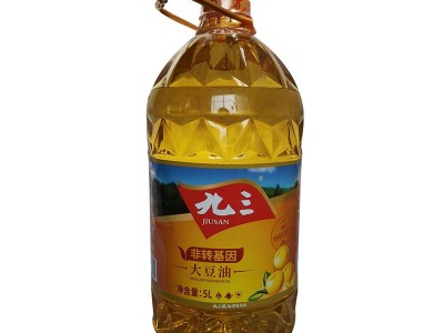 九三植物油批发 大豆植物食用油 饭店食堂5L大桶装食用油图4
