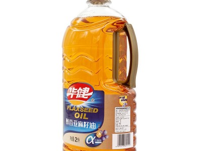 华建诚鑫 华健醇香亚麻籽油2L 物理压榨胡麻油生植物油图2