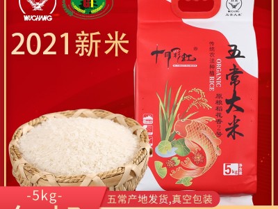 十月彩虹新米东北五常稻花香2号大米农产品年货过节礼品赠品批发图2