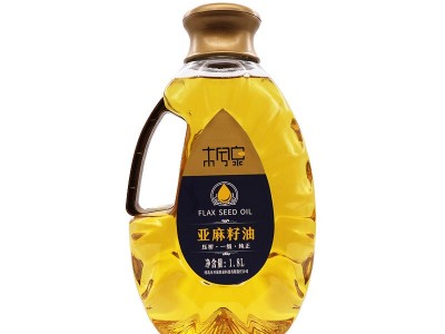 【源头工厂】一级冷榨亚麻籽油胡麻油1.8L食用油批发宝宝辅食油图5