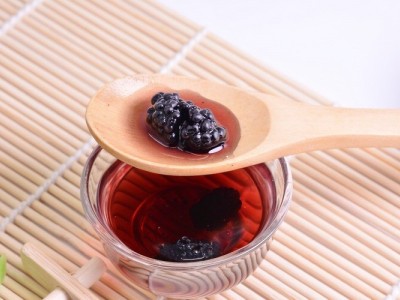 大果新疆桑葚干泡水黑桑葚即食黑桑椹桑子干新疆桑椮泡酒散称袋装图2