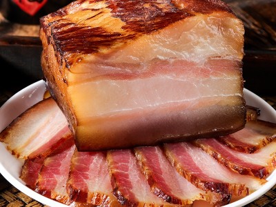 重庆特产柏树烟熏腊肉四川正宗农家自制烟熏五花腊肉熏肉土猪腊肉图3