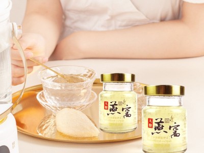 礼盒装冰糖燕窝即食蛹虫草燕窝饮品女性成人滋补精美礼盒送礼袋图2