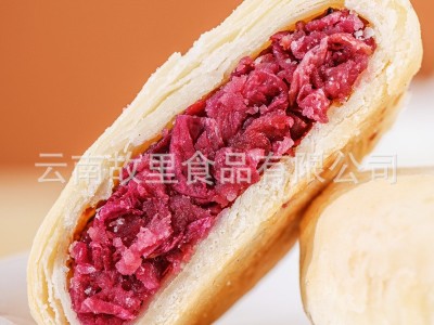云南特产鲜花饼袋装大分量网红零食办公室休闲零食图3