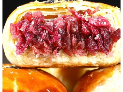 云南特产黄油鲜花饼450g礼袋装休闲零食小吃糕点厂家批发图2