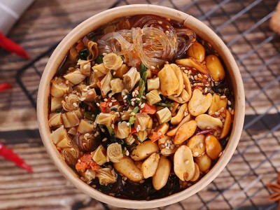 厂家批发酸辣粉调料包调味酱餐饮米线土豆粉调料开店用外卖酱料包图3