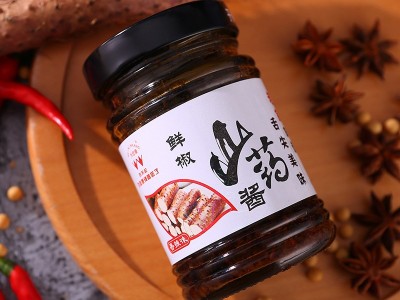 河南特产200g装甜辣鲜椒酱山药酱厂家直销辣椒酱美味可口老家味道图3