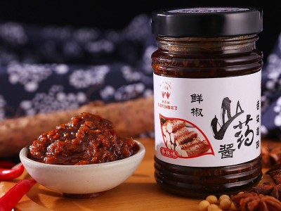 河南特产200g装甜辣鲜椒酱山药酱厂家直销辣椒酱美味可口老家味道图2