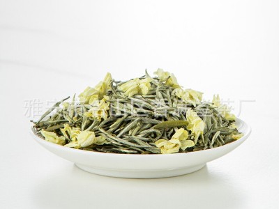 知茶人2023新茶兰雪茉莉毛尖花茶全芽银针大白毫浓香型飘雪500g图4
