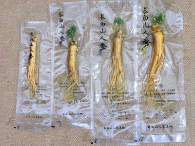 保鲜参长白山人参东北特产泡酒药材袋装参煲汤白皮参林下参地摊图2