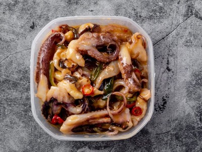 非洋琪麻辣章鱼日式寿司下酒菜海鲜料理食材冷冻即食小八爪鱼段图2