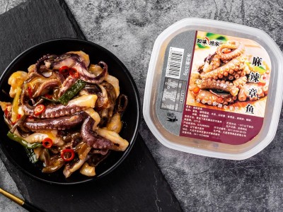 非洋琪麻辣章鱼日式寿司下酒菜海鲜料理食材冷冻即食小八爪鱼段图3