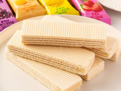 代发网红果味威化饼干老式代餐夹心饼干休闲零食散装批发整箱图3