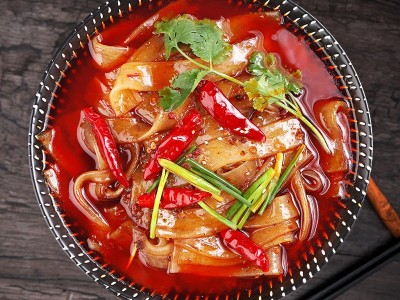 辣味客火锅宽粉川粉重庆麻辣底料红薯粉条配菜土豆粉皮苕皮火锅粉图4