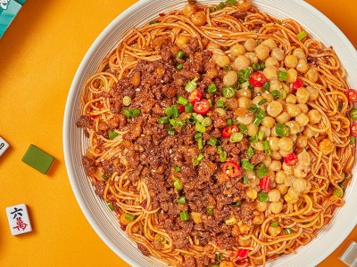 辣味客小面重庆豌豆杂酱面小面宿舍夜宵麻辣干拌面条速食拉面盒装图5
