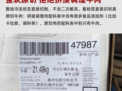 进口整条原切眼肉牛排眼肉心草饲健身食品冷冻肉眼牛扒西餐厅商用图2