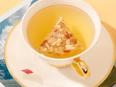 竹蔗茅根雪梨茶120克盒 广式凉茶免煮三角茶包儿童滋润花茶养生茶图3