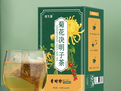 李时珍菊花决明子茶 金银花菊花茶150克袋泡茶养生茶代发图3