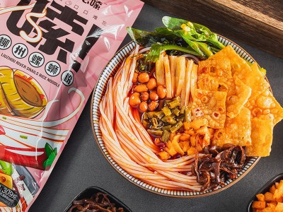 螺必嗦309g柳州螺蛳粉酸辣粉袋装速食米粉方便面夜宵送礼螺狮粉图3