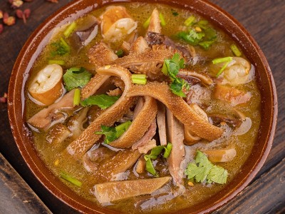 支持代发内蒙古全羊杂汤羊杂碎羊肉汤特产熟食羊杂特产开袋即食图2