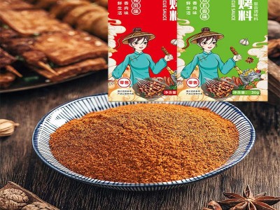 厂家供应烧烤撒料30g商用家用烧烤孜然粉原味香辣烤牛羊肉鸡翅撒图3
