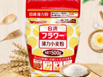 日本进口面粉 低筋粉 烘焙原料 日清薄力小麦粉 大阪烧500g图3