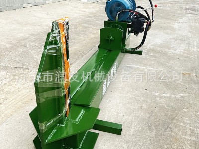 家用小型劈木机 木墩卧式劈柴机 移动式液压劈木机图3