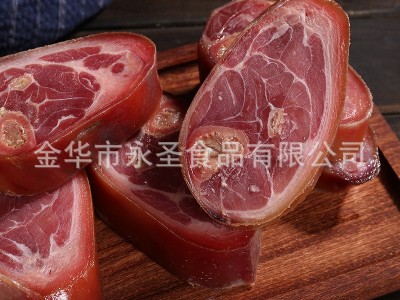 金华火腿火腿肉蹄髈块片500克浙江土特产腌腊肉咸肉年货厂家批发图1