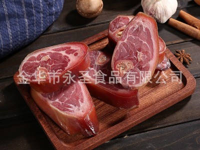 金华火腿火腿肉蹄髈块片500克浙江土特产腌腊肉咸肉年货厂家批发图2