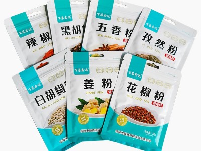 批发袋装调味料户外烧烤料撒料孜然粉胡椒粉辣椒粉椒盐花椒五香粉图4