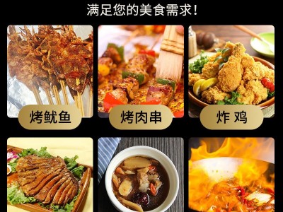 批发袋装调味料户外烧烤料撒料孜然粉胡椒粉辣椒粉椒盐花椒五香粉图2