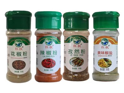 厂家销售花椒粉辣椒粉孜然粉黑胡椒粉白胡椒粉烧烤料五香粉椒盐粉图5