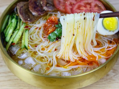 东北美食朝族风味冷面家庭装大冷面真空包装390g延边冷面厂家批发图4