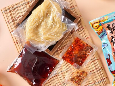 东北美食朝族风味冷面家庭装大冷面真空包装390g延边冷面厂家批发图2