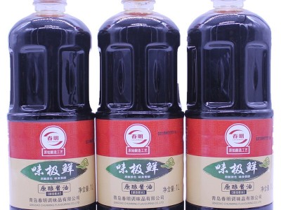 传统酿造工艺 原材料品质有保障厂家直供味极鲜酱油1L桶装图5