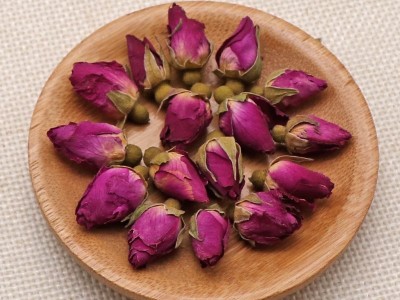 厂家批发兰州苦水小玫瑰散装1000g 新货低温紫玫瑰干花图4