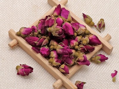 厂家批发兰州苦水小玫瑰散装1000g 新货低温紫玫瑰干花图2
