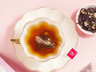 荔枝红茶源头厂家支持一件代发水果茶网红茶代用调味三角包冷泡热图4