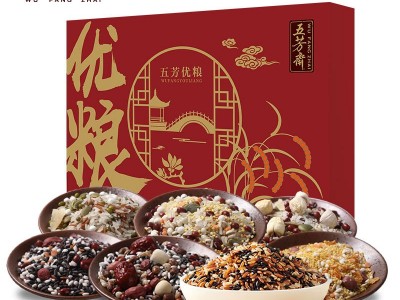 五芳斋杂粮米批发五谷杂粮八宝粥米料腊八粥莲子早餐粗粮礼盒直销图3