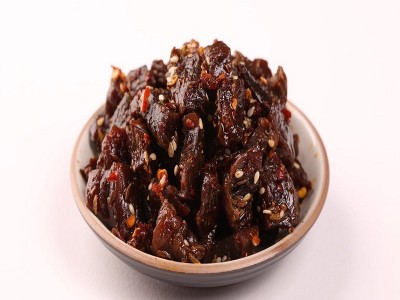 沁牧原牌风干牛肉粒称重零食批发供应内蒙特产休闲健康图3