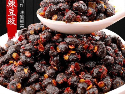 湖南麻辣豆豉干不辣蒸鱼辣椒酱餐饮袋装农家豆鼓商用一件代发包邮图3